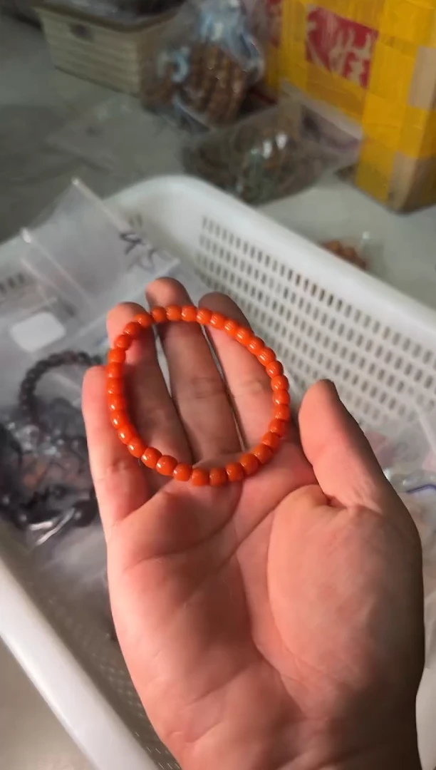 未镶嵌手链南红玛瑙无胶无裂南红直切尺寸6.6