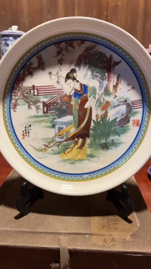 摆件瓷AB34景德镇陶瓷摆件