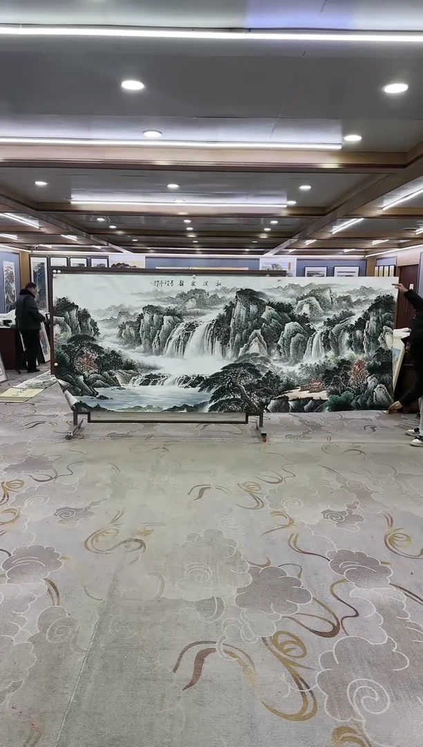 绘画Y-邵明义-大丈二-山水画