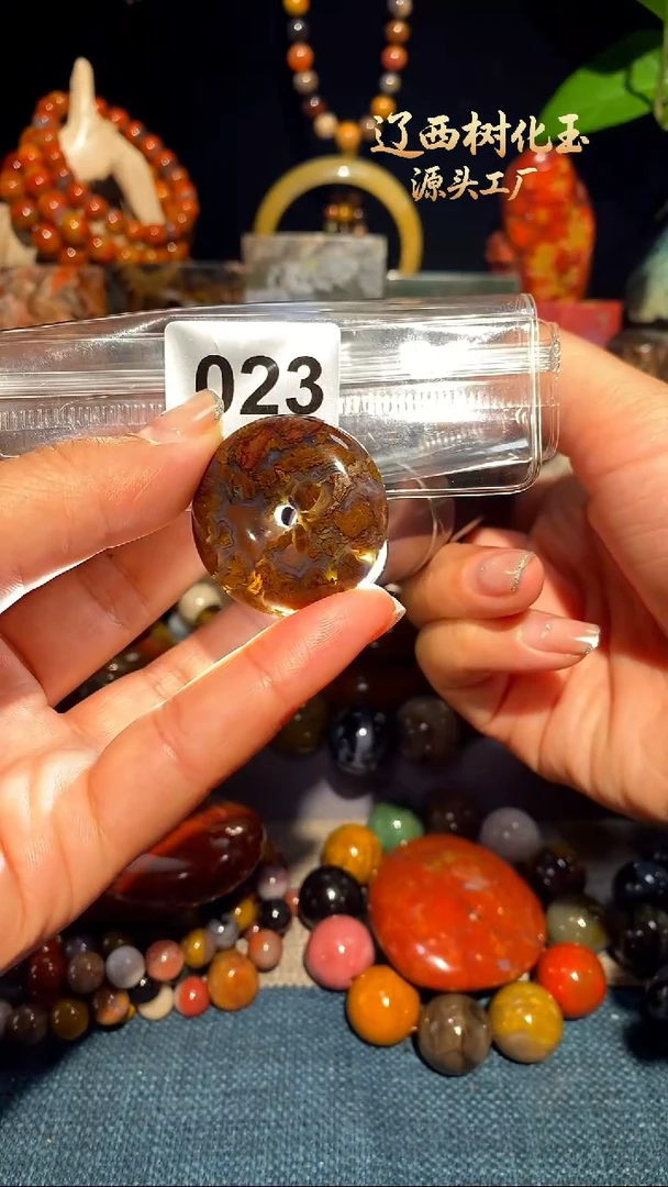 未镶嵌-硅化玉天然北票硅化玉吊坠