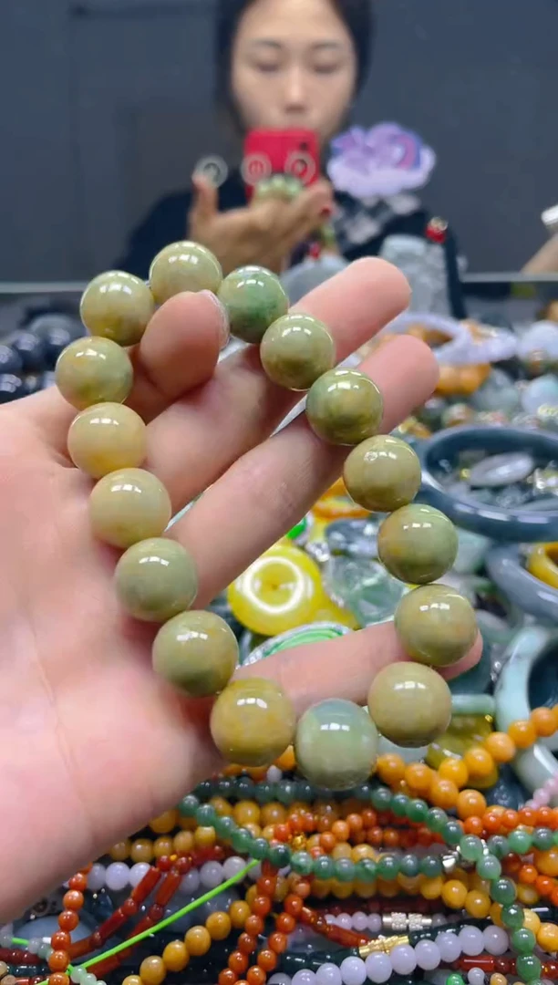 颈饰未镶嵌翡翠13mm/X/翡翠A货，一件也是批发价
