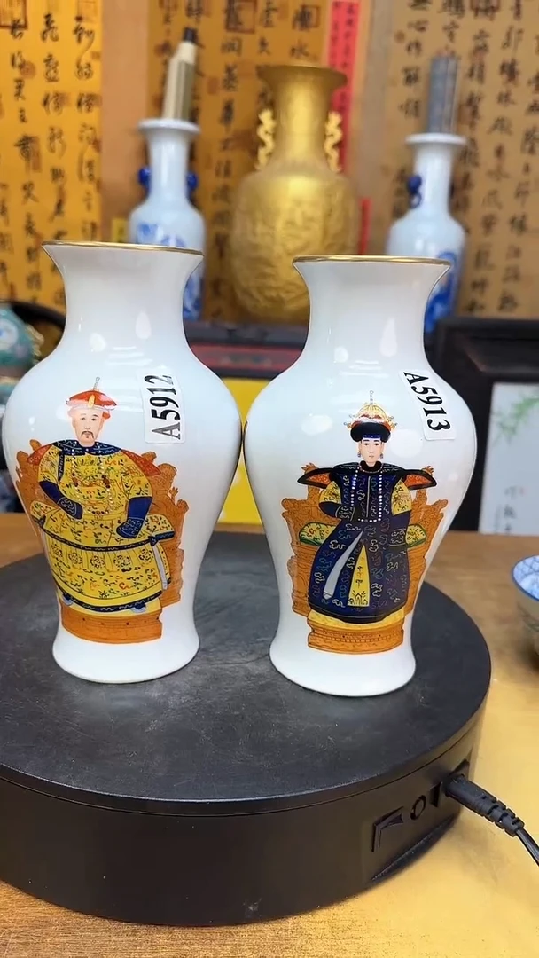 【闪购商品】瓶景德镇陶瓷客厅摆件