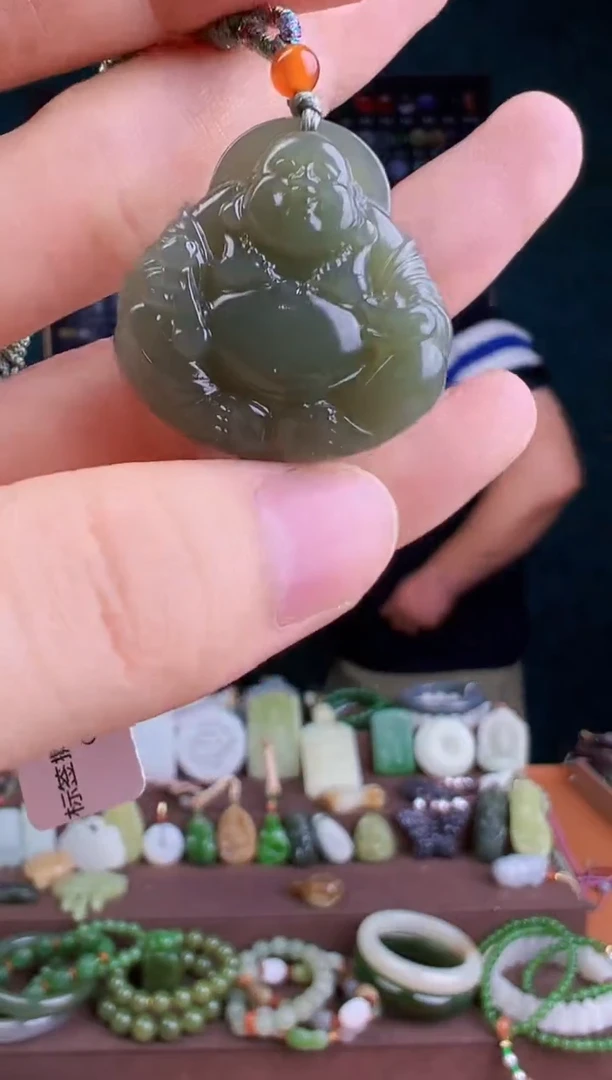 和田玉未镶嵌颈饰多样性发货 拍一单发一个