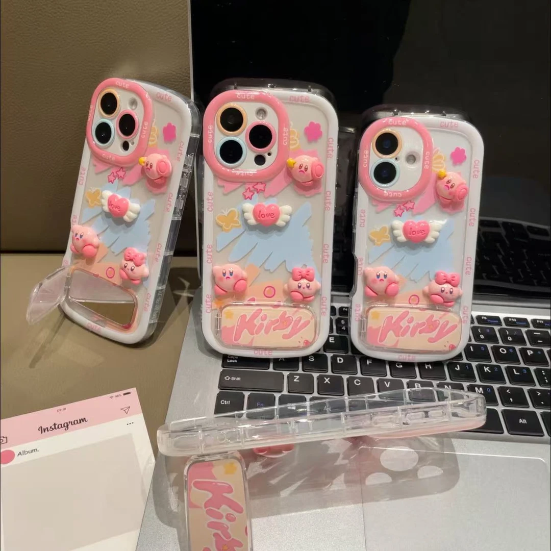 莱奥奥卡通星之卡比适用iPhone16手机壳苹果13女华为vivo小米oppo