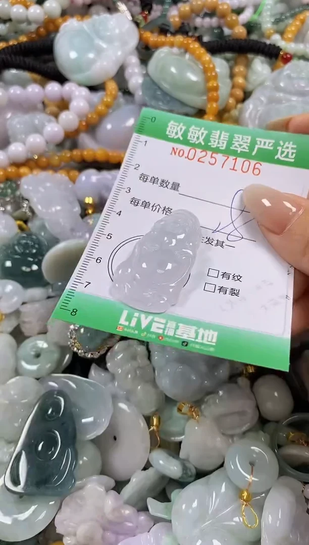 翡翠未镶嵌颈饰闪购0257106