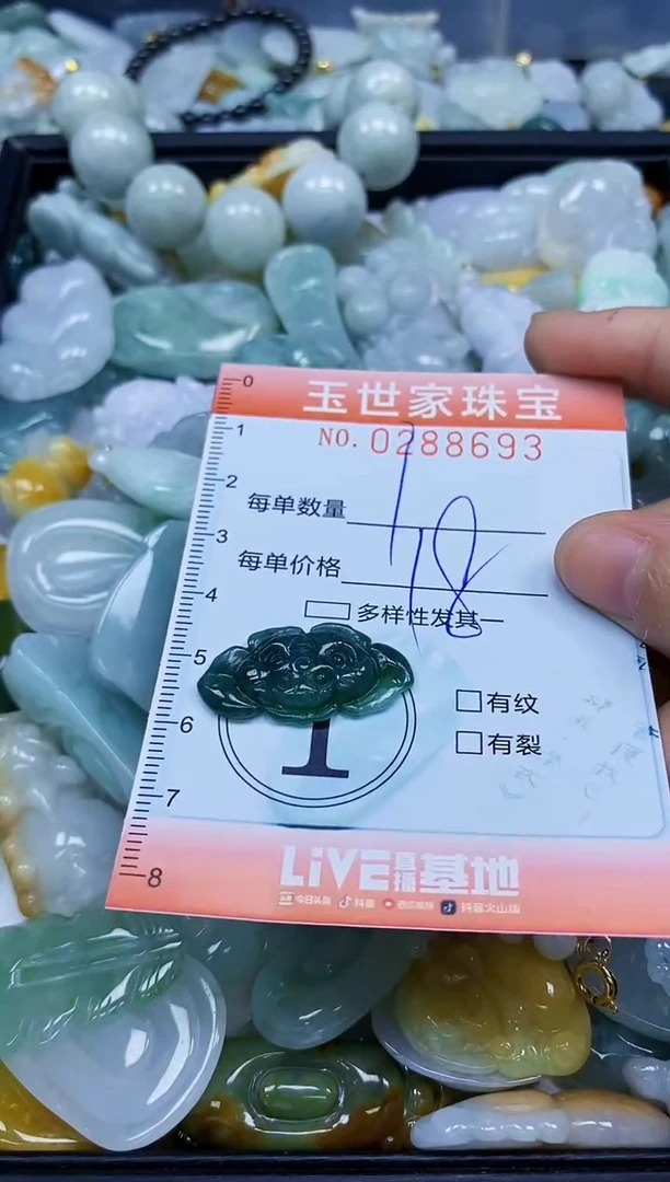 翡翠未镶嵌颈饰闪购0288693