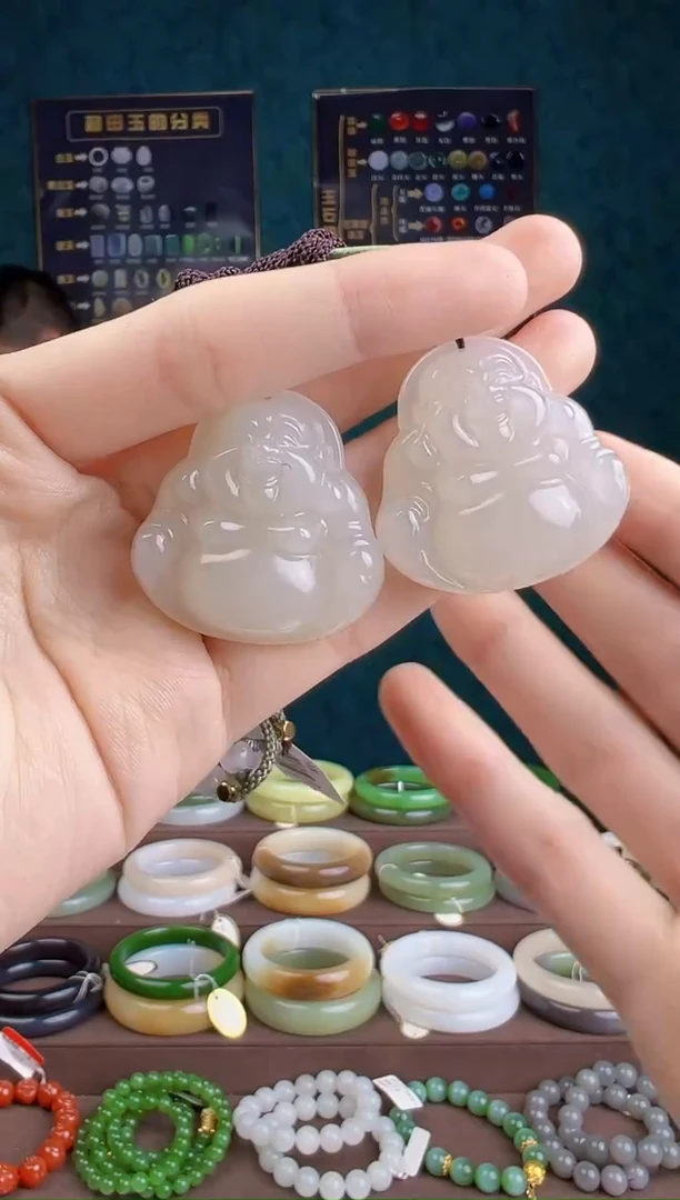 和田玉未镶嵌颈饰多样性发货 拍一单发一个