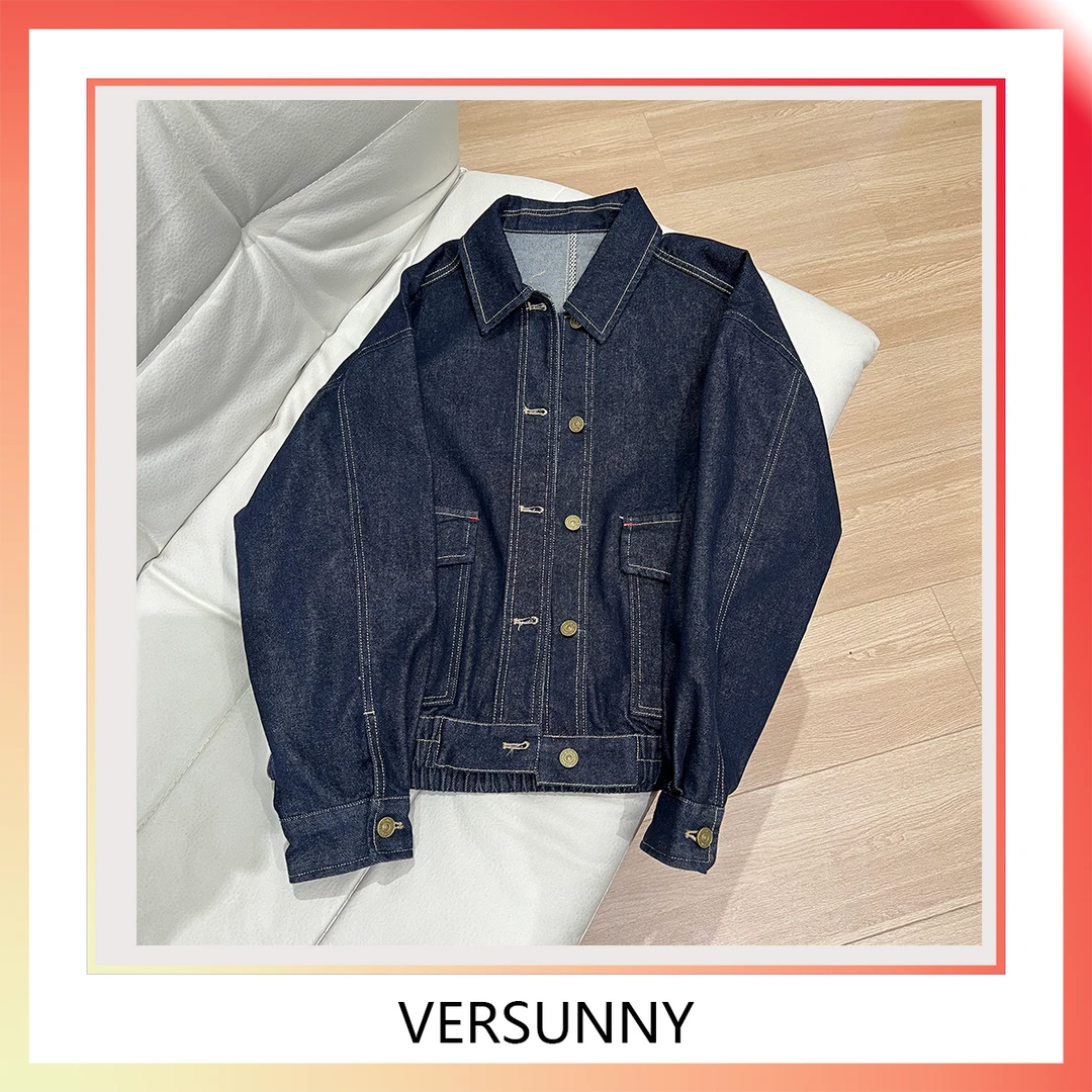 (3908)新款洋气时尚百搭显瘦高品质牛仔外套