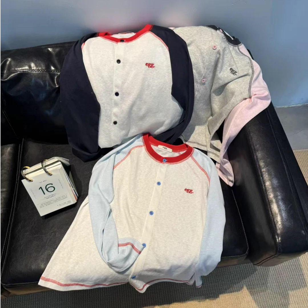 【明线拼接】韩国单！日常通勤拍照打卡百搭插肩开衫-LD252721