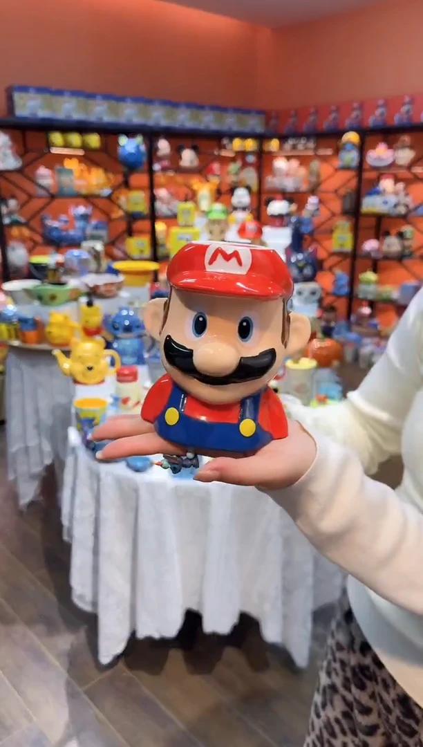 瓷片@@马里奥陶瓷倒置杯