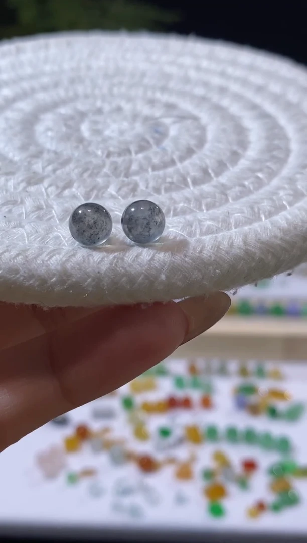 未镶嵌定制翡翠卡6.7珠珠多样性发货一个 买断不退不换