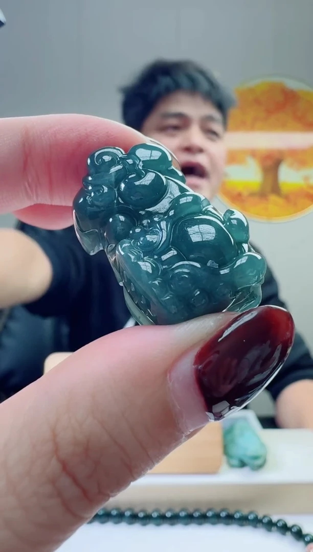 颈饰未镶嵌翡翠天然A货翡翠  多样性随机发其一