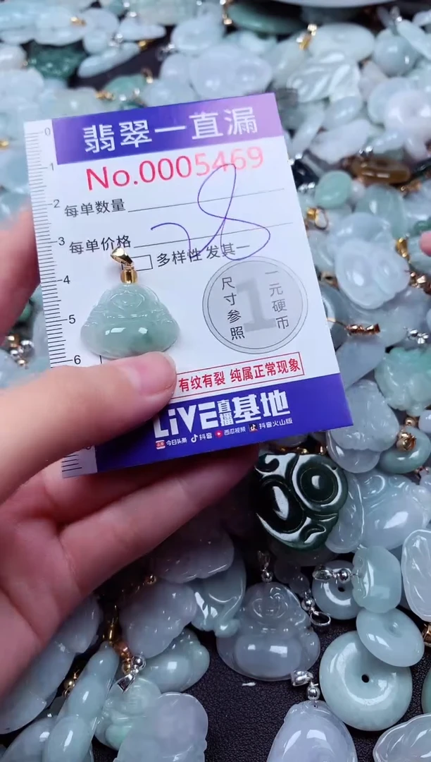 吊坠(不含链)未镶嵌翡翠5469