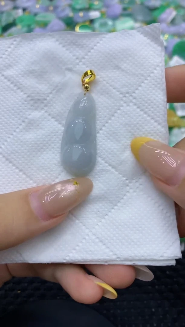 颈饰未镶嵌翡翠天然缅甸翡翠A货