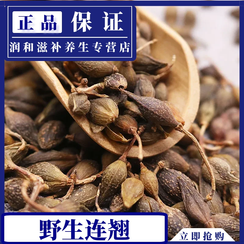 正宗连翘100g-500g新货贯叶连翘籽连翘晒干老连翘泡水喝另售天麻