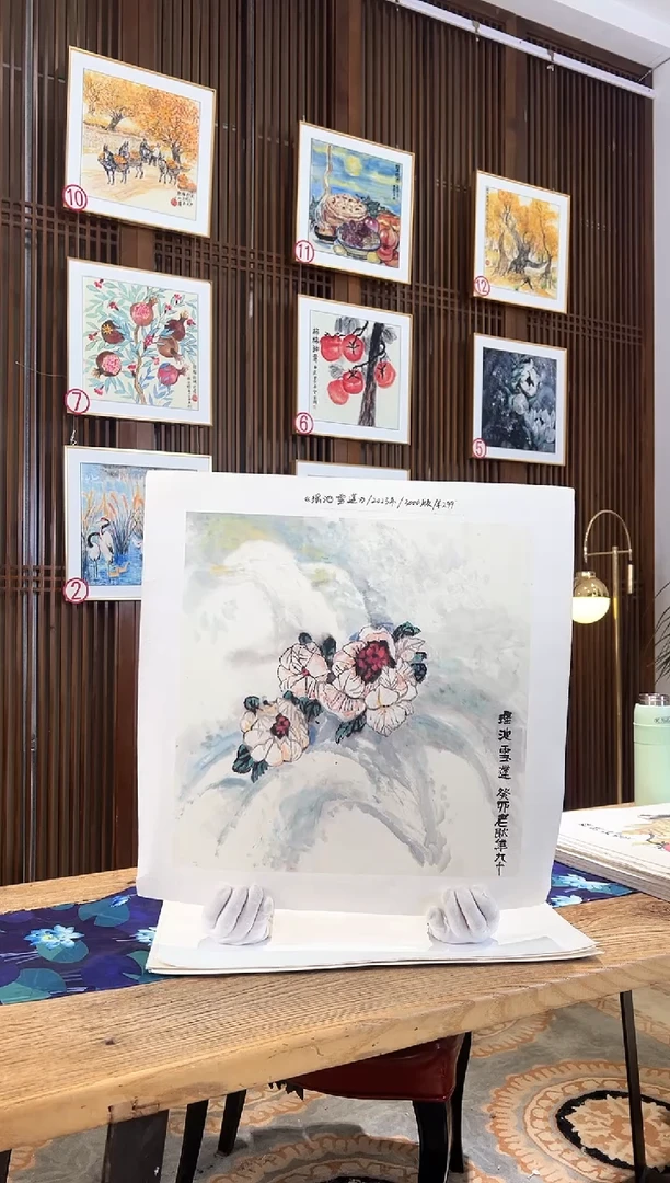版画耿玉琨名章限量版画S