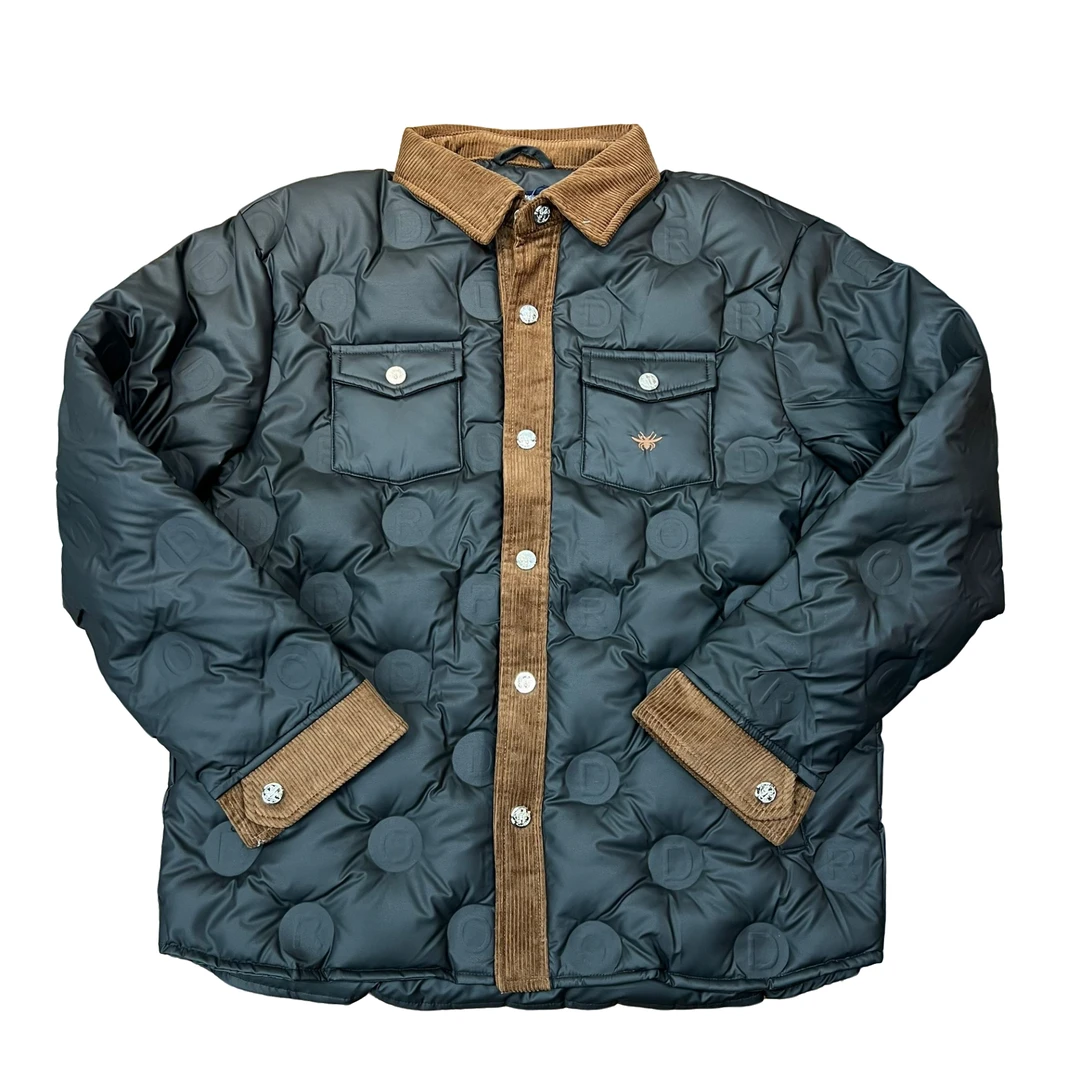 【港澳仓】8805-4 两种颜色秋冬季时尚百搭保暖轻奢立领羽绒服