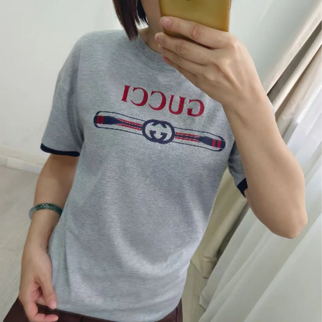 全新未使用 GUCCI/古驰 简约纯棉T恤/12Y