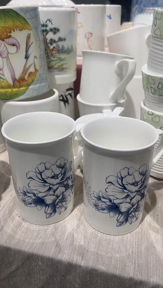 瓷1个杯子隆达骨瓷