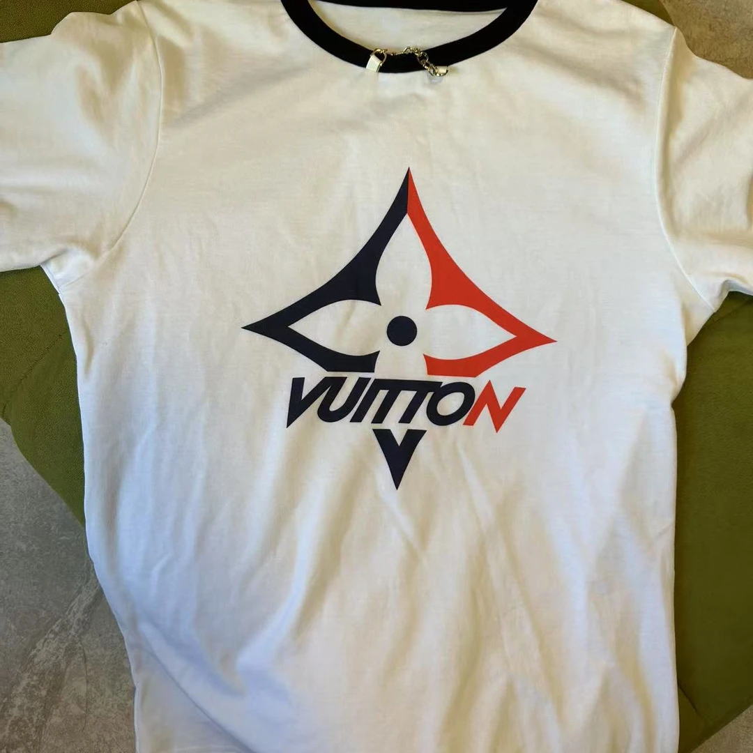 A249 马户印花圆领短袖T恤女（哎哟喂）