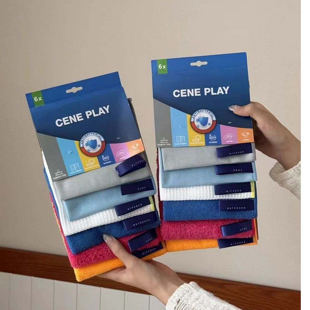 CENE PLAY德国多功能抹布强力去污 6条/提