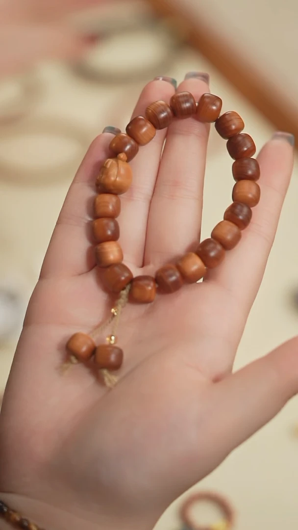 【闪购商品】柏木（崖柏）其他【海边】崖柏多妹单圈手串（多样性发货）