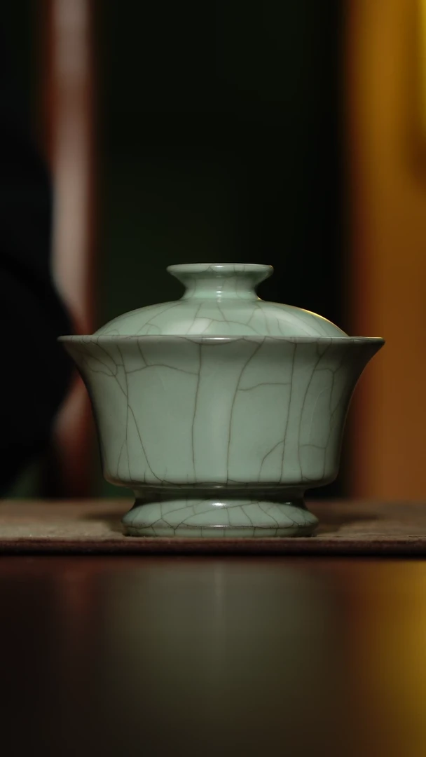 【闪购商品】【览古雅韵】二才盖碗