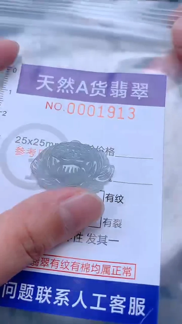 翡翠未镶嵌吊坠(不含链)1