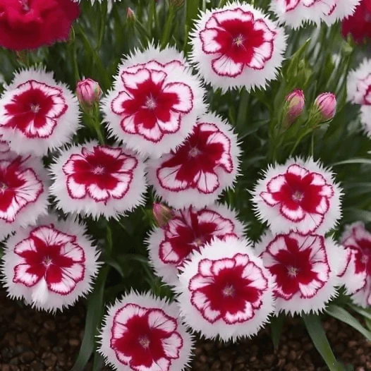 新种子】春播五彩石竹种子常夏美国欧石竹春播庭院阳台盆栽须苞耐