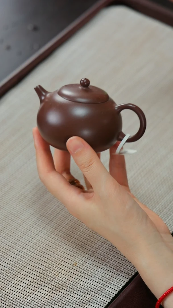 紫砂茶壶 紫泥 豆蔻西施130cc