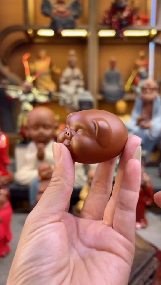 紫砂茶宠器闵茶宠摆件