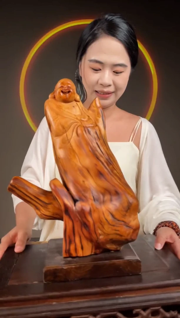 柏木（崖柏）手工摆件,先抢先得! 编号:100