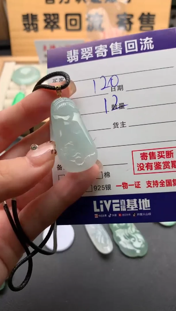 翡翠未镶嵌颈饰10128649