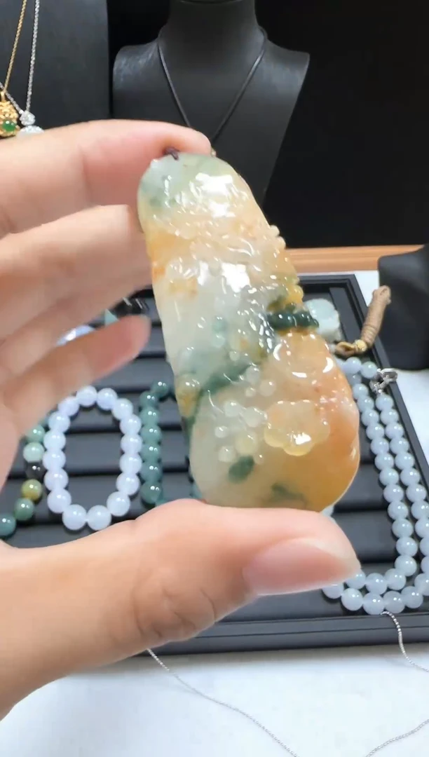 未镶嵌把件翡翠缅甸翡翠