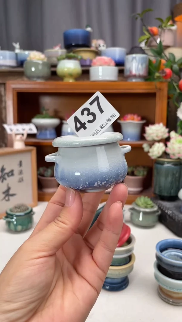 瓷片捞****?437知木小芳花盆