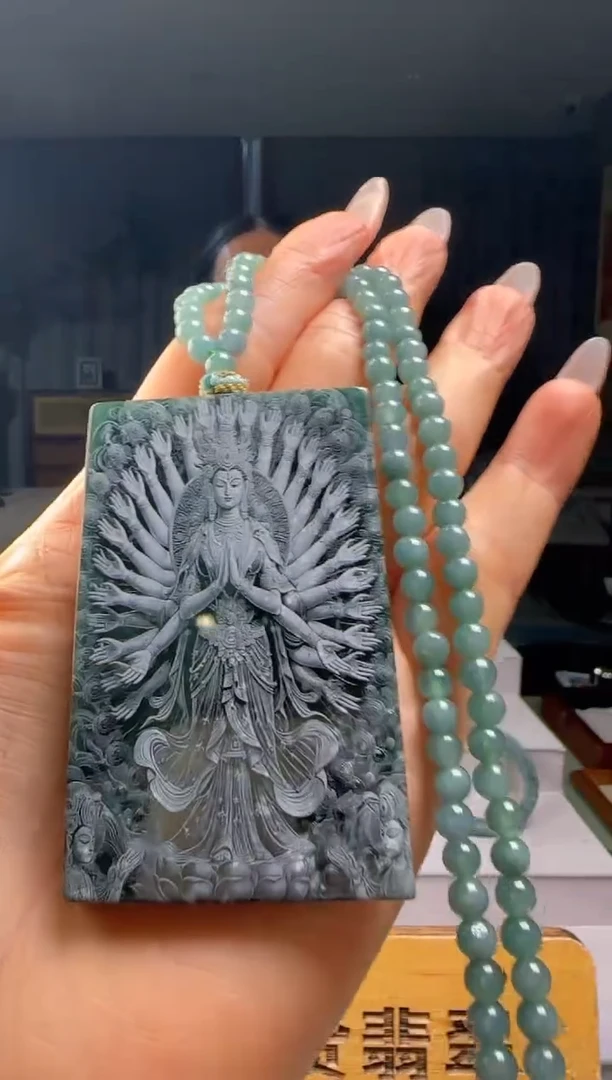 翡翠未镶嵌吊坠(赠链)多样性发其一YJ@@WS1WX39692