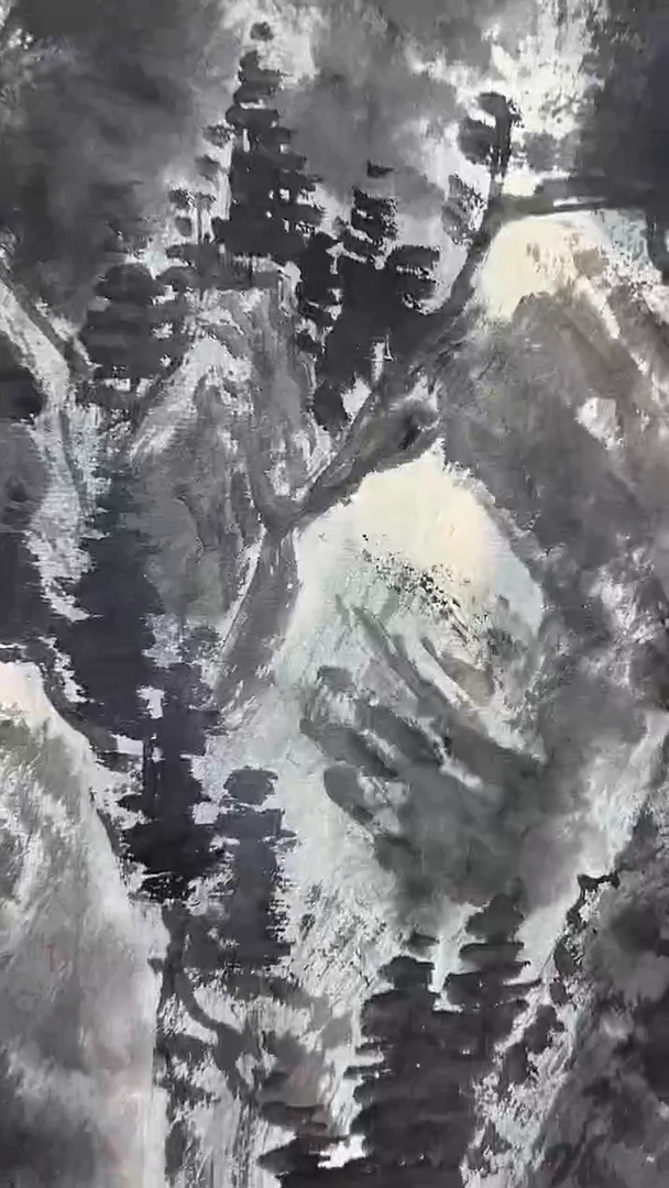 国画庄寿红-2平尺-山水国画