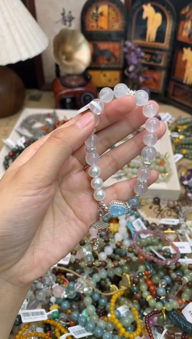 未镶嵌手链萤石446