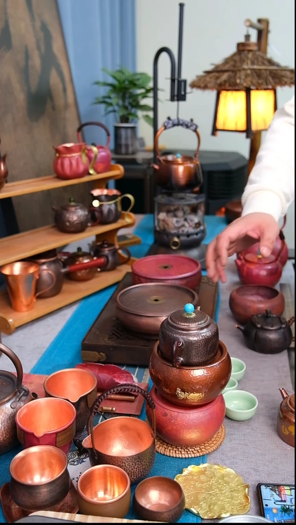 T2紫铜福禄寓意小泡壶（颜色备注：复古色 烤色）