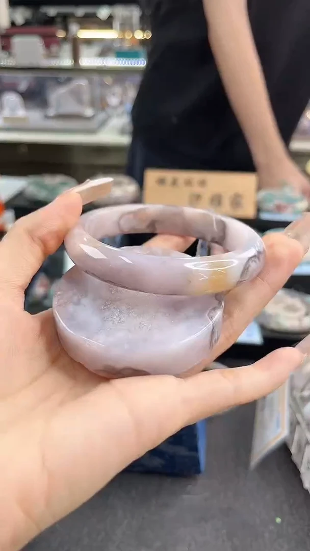 未镶嵌手镯石英质玉63圈口（赠品镯心）1346174