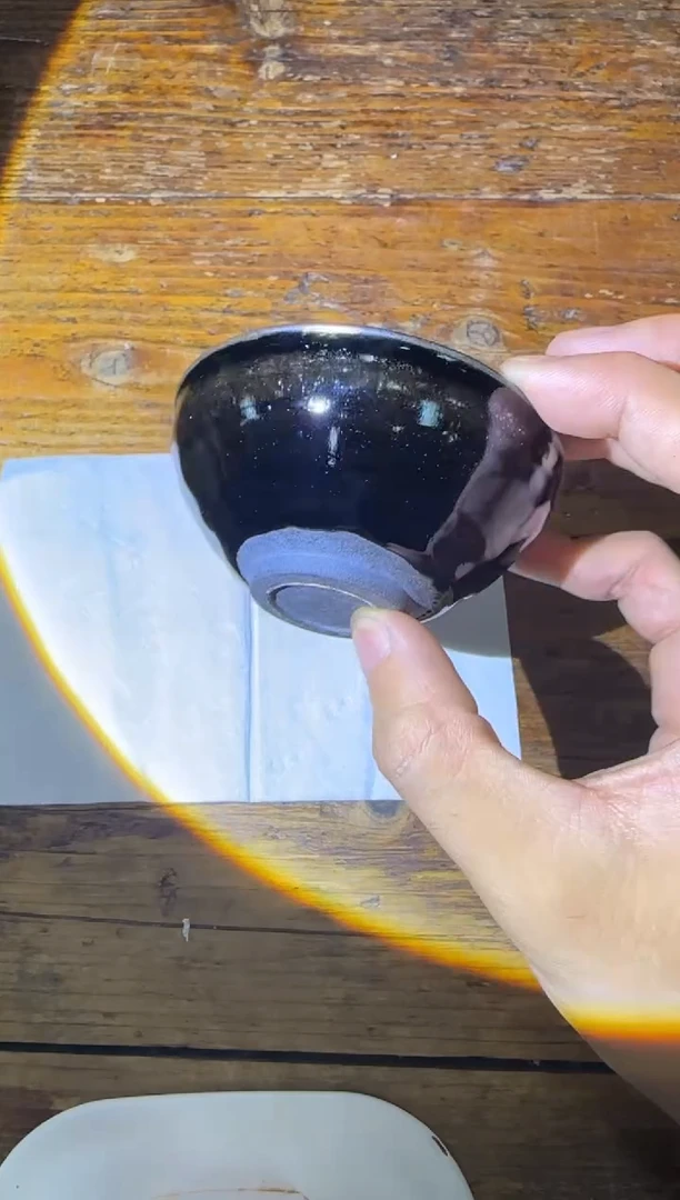 茶盏罗建明  乌金盏香炉型2