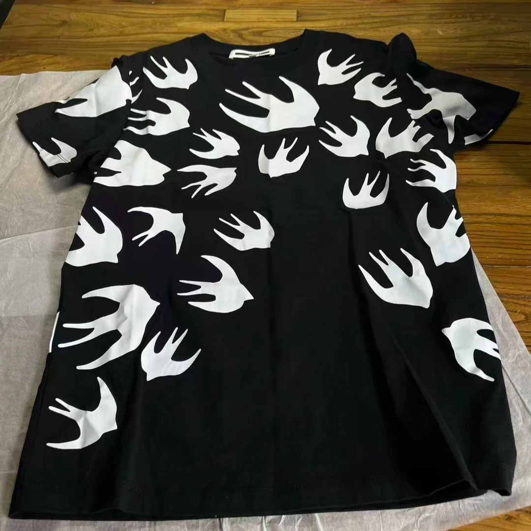 99新 Alexander McQueen/亚历山大·麦昆 燕子短袖T恤 S码 M2430