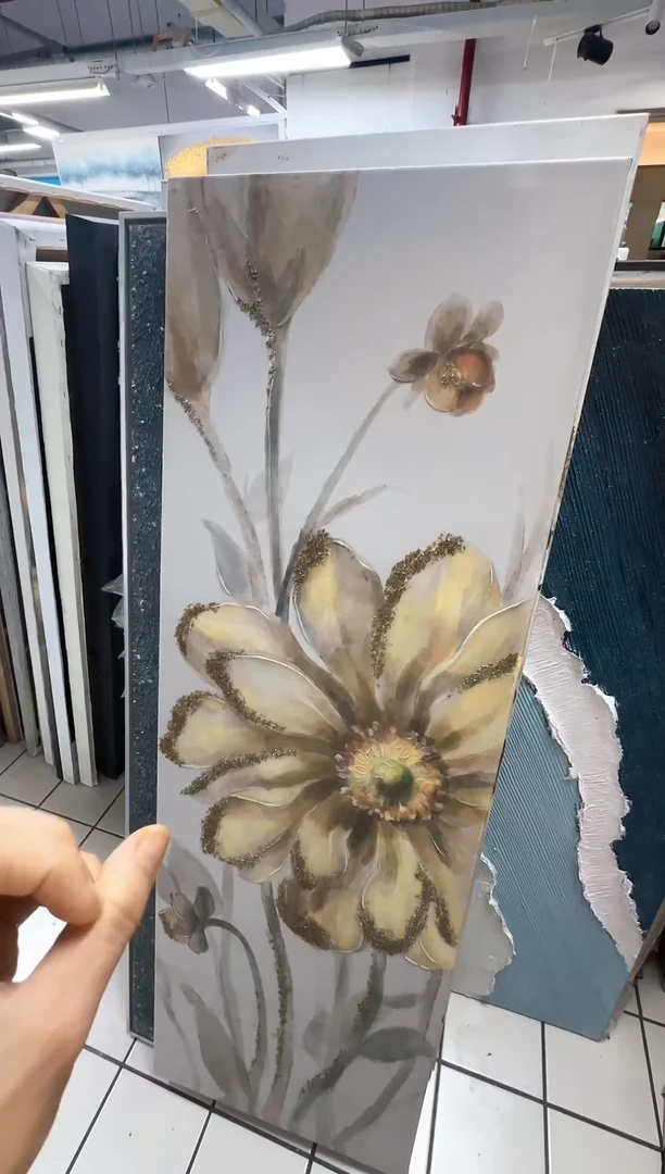 168现代艺术装饰画油画50cm*150cm