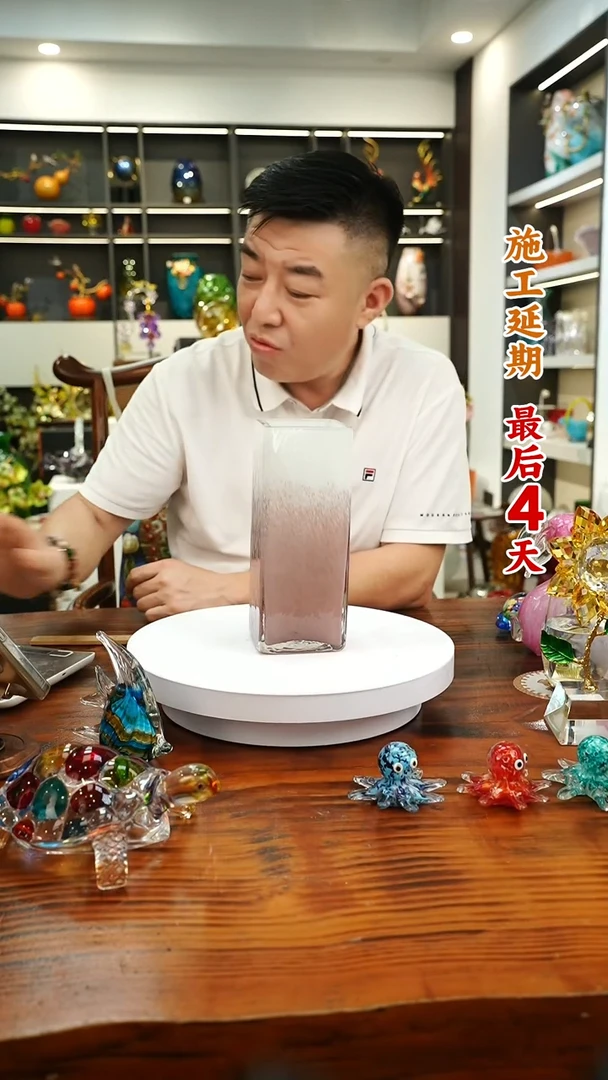 琉璃手工艺品外贸尾货花瓶202