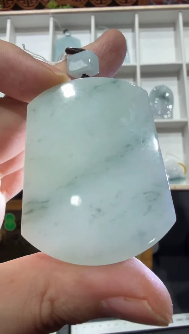 未镶嵌挂件翡翠A货翡翠多样性一件无事牌