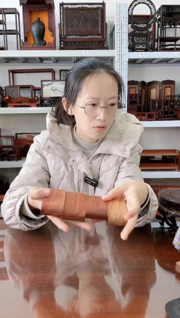 大果紫檀（缅甸花梨）小书卷4个20