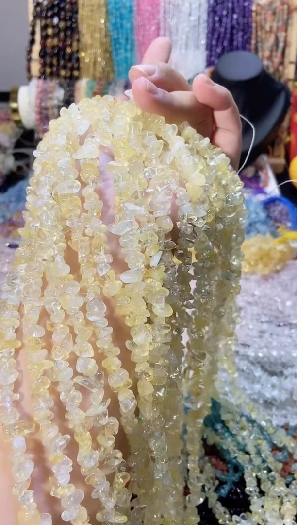 未镶嵌珠宝半成品水晶bbb黄水晶