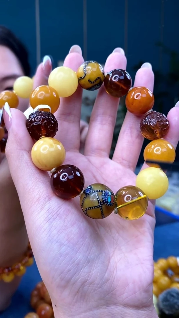 裸石琥珀未镶嵌12/2多样性发其一98