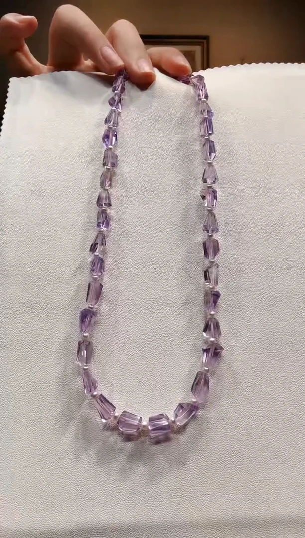 颈饰未镶嵌紫晶项链