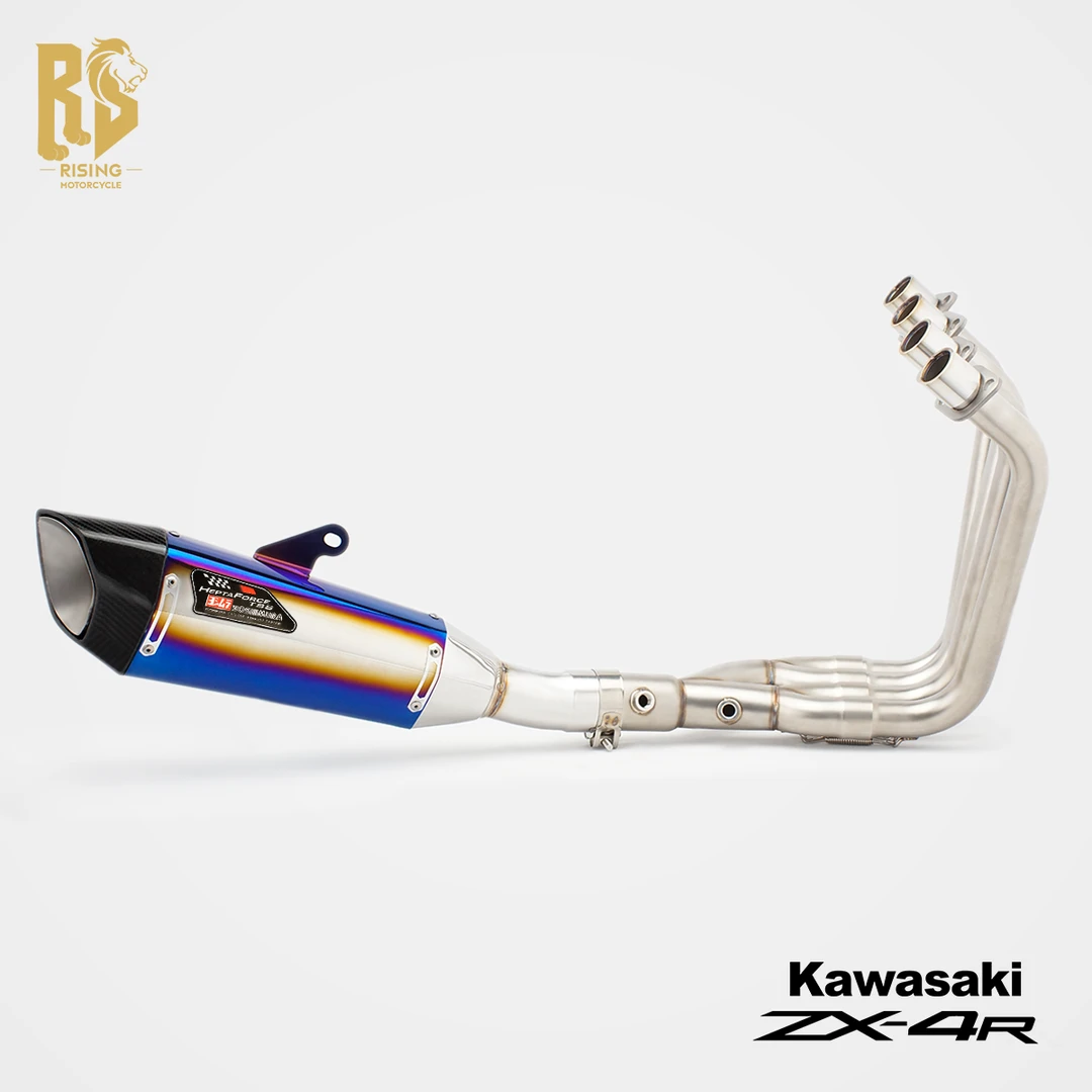 川崎ZX-4R/RR排气管全段TSS 烤蓝尾段赛道街道动力提升性能